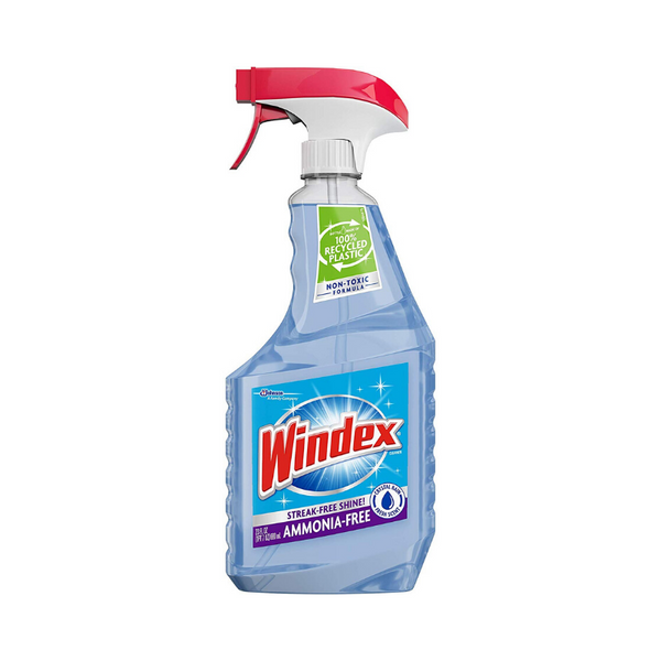 Botella de gatillo para limpiador de vidrios sin amoníaco Windex