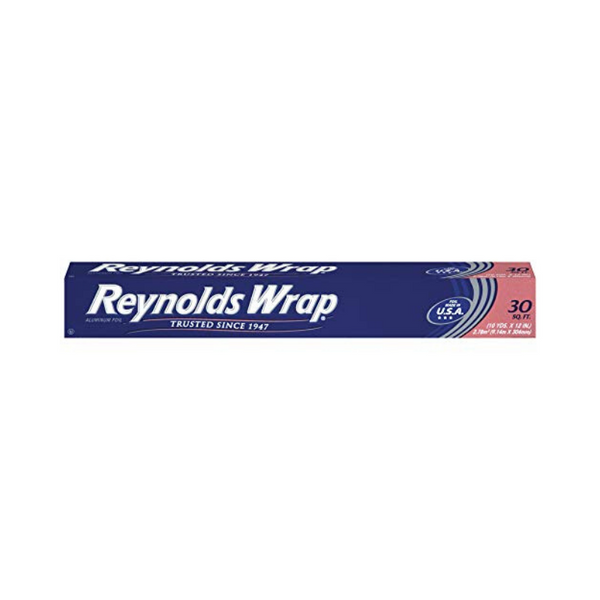 Papel de aluminio Reynolds Wrap, 30 pies cuadrados