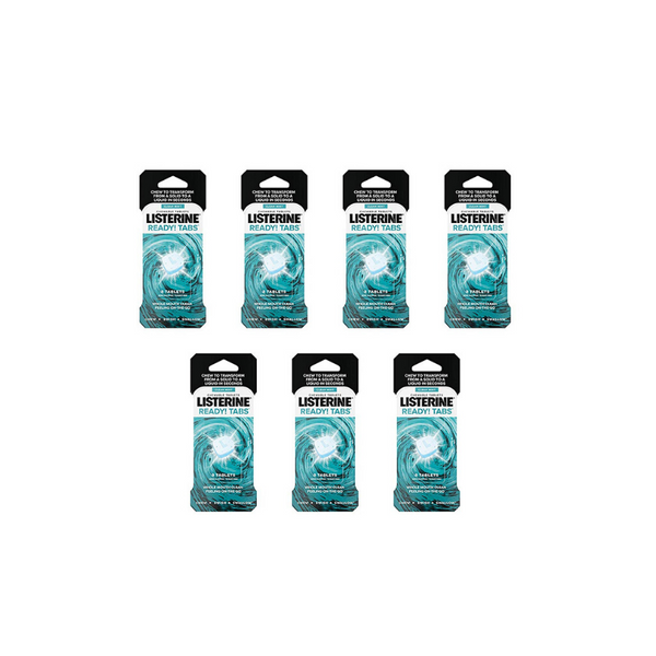 56 Listerine Ready! On The Go Tabs Chewable Tablets with Clean Mint Flavor