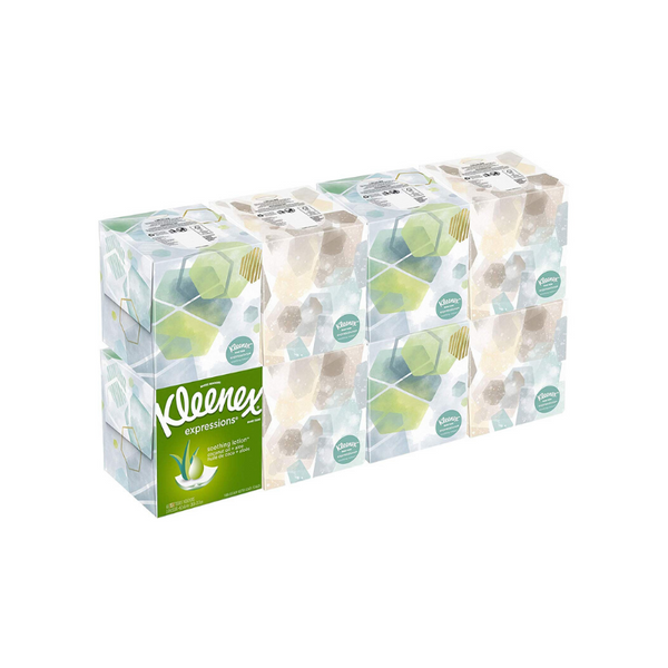 8 cajas cúbicas de pañuelos Kleenex