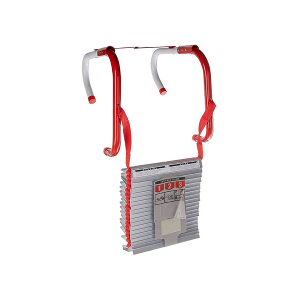 25 Feet Kidde Three Story Fire Escape Ladder with Anti-Slip Rungs