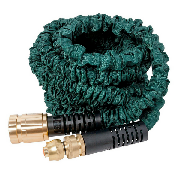 25', 50', 75', 100' or 150' expandable garden hose with sprayer