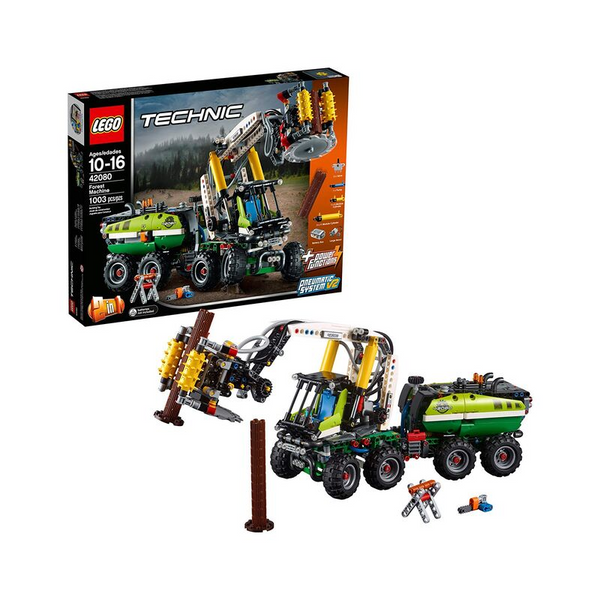 Kit de construcción LEGO Technic Máquina Forestal 42080 (1003 piezas)