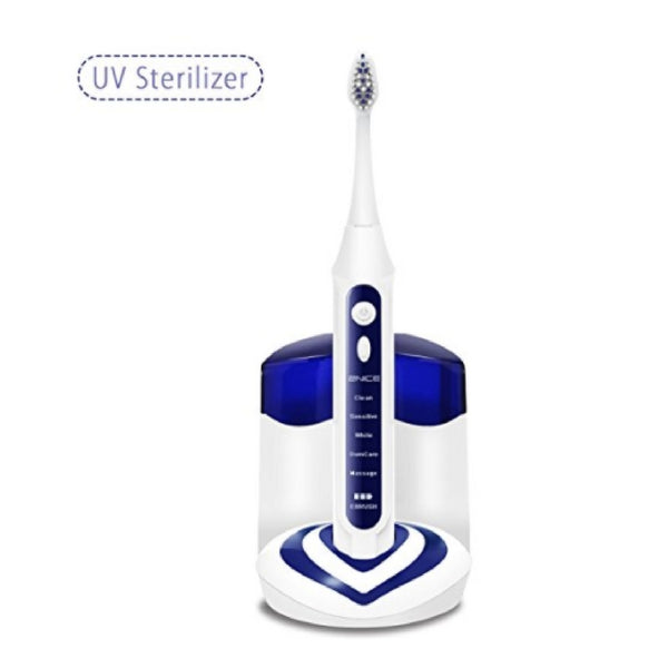 Rechargeable Electric Toothbrush with UV Sanitizer