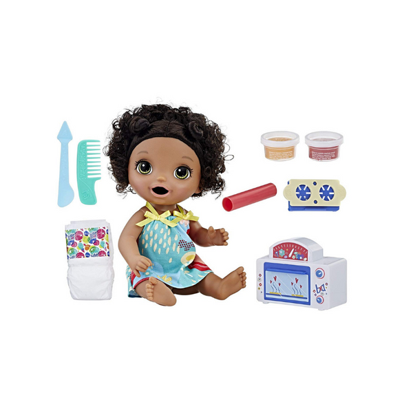 Baby Alive Snackin' Treats Baby (Black Curly Hair)