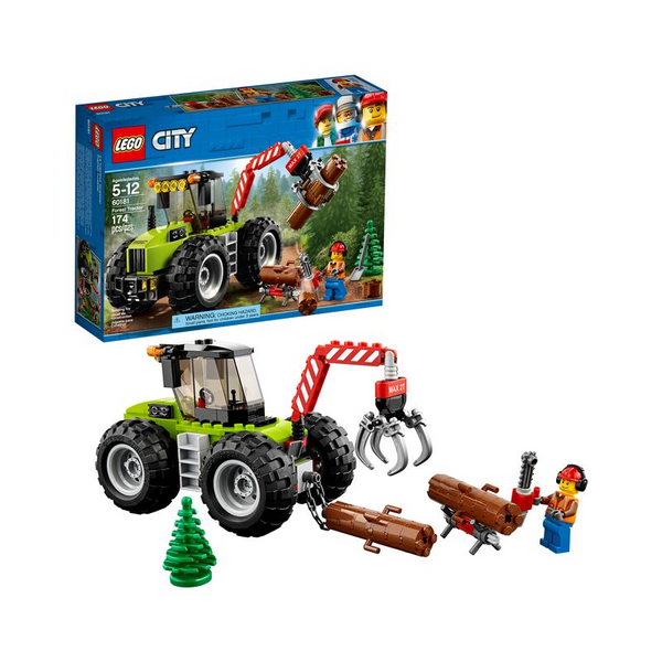 Kit de construcción LEGO City Tractor forestal (60181)