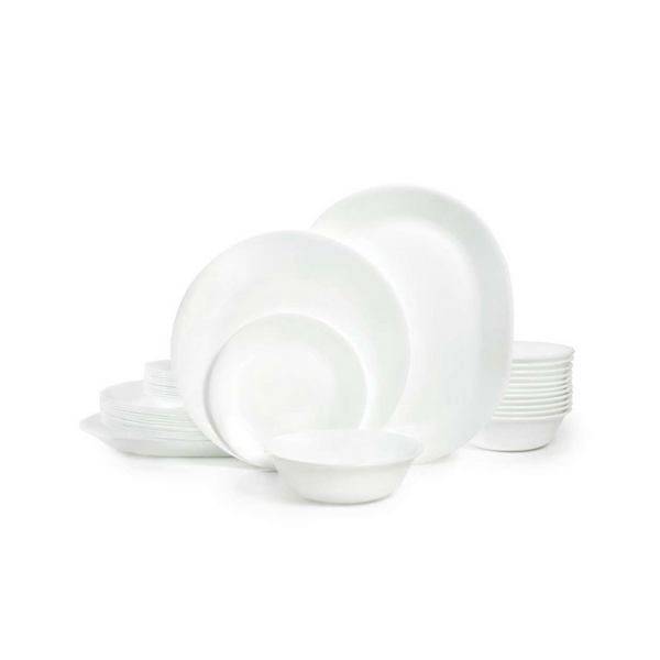 38-Piece Corelle Winter Frost White Dinnerware Set (Service for 12)