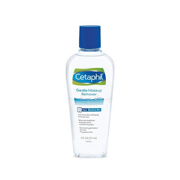 Desmaquillante suave resistente al agua Cetaphil de 6 oz