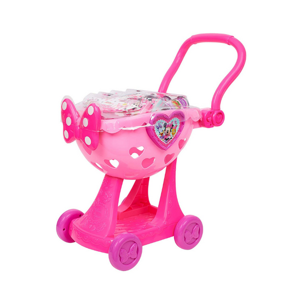 Carrito de compras Minnie Happy Helpers Bowtique rosa