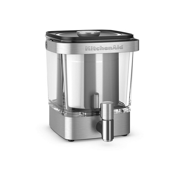 Cafetera KitchenAid Cold Brew de acero inoxidable cepillado de 38 onzas