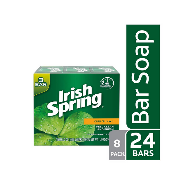 24 jabones en barra desodorantes originales de Irish Spring