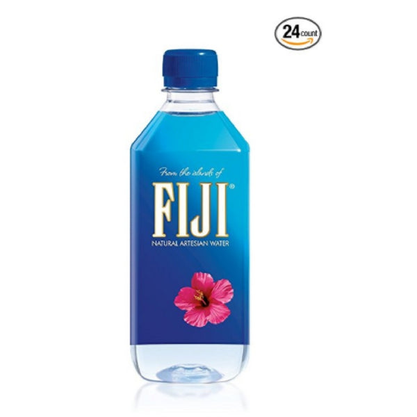 24 agua artesiana natural FIJI, botellas de 500 ml