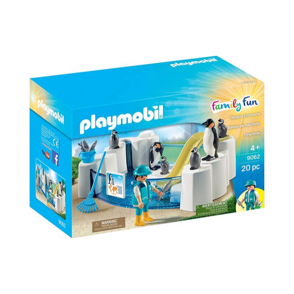 Playmobil Set de construcción del recinto del pingüino