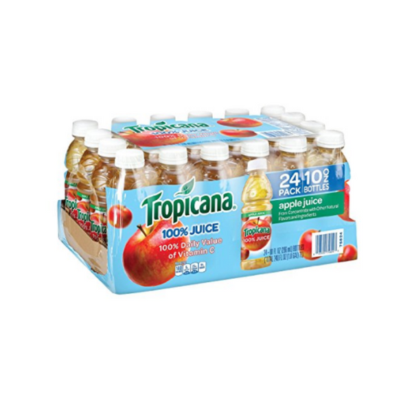 24 bottles of Tropicana apple juice