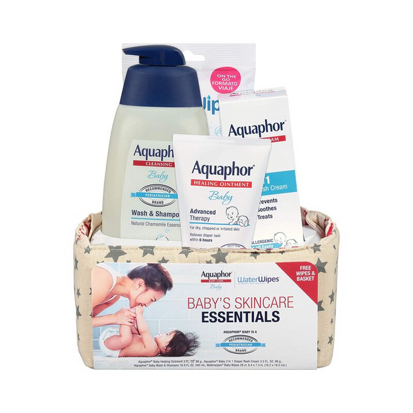 Set de regalo de bienvenida para bebé Aquaphor