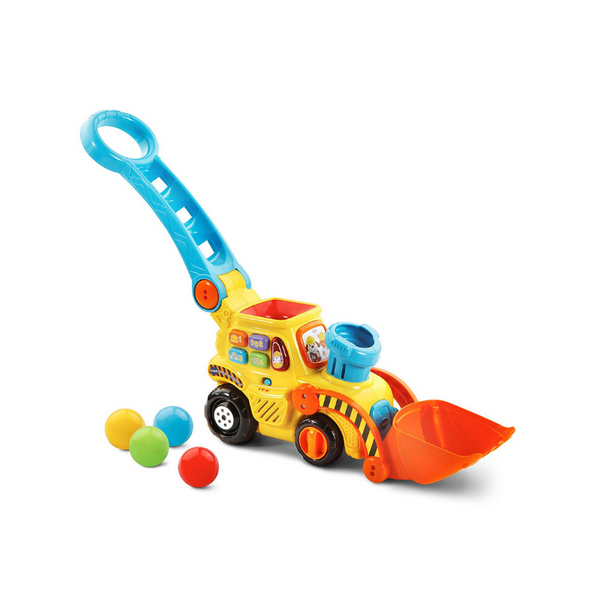 VTech Pop-a-Balls Push & Pop Bulldozer