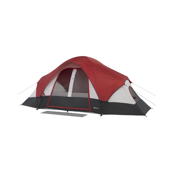 Tienda familiar Ozark Trail para 8 personas con ventana trasera