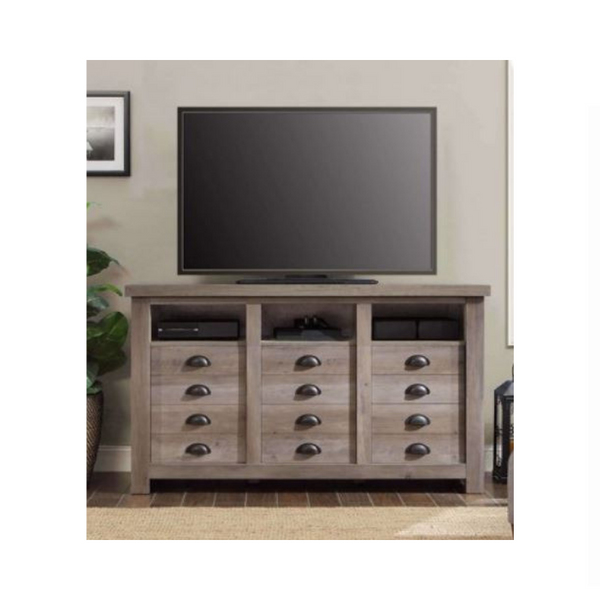 Better Homes and Gardens Granary Modern Farmhouse TV Cabinet (Gray)