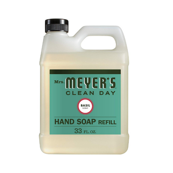 Mrs. Meyer's - Liquid Hand Soap Refill, Basil - 33 Ounce