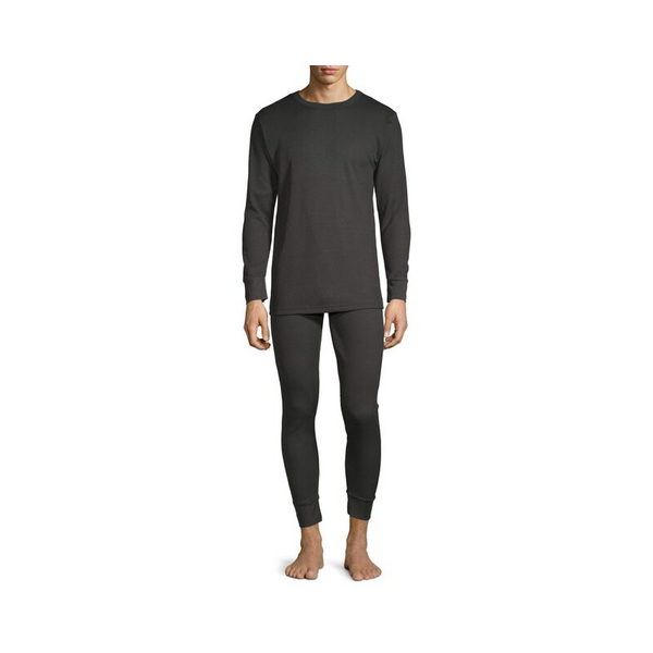 Northern Explosion Men's 2-Piece Thermal Underwear Set (Charcoal or Black)