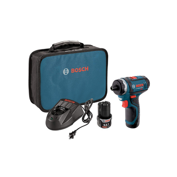 Kit de controlador de bolsillo Bosch de 12 V máx., 2 velocidades, con 2 baterías, cargador y estuche