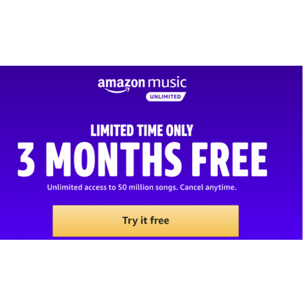 3 meses de Amazon Music Unlimited GRATIS solo para nuevos usuarios