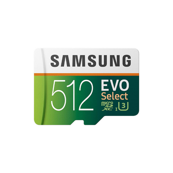 512GB Samsung EVO Select U3 MicroSD Memory Card w/ Adapter