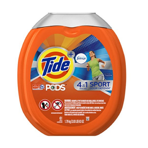 61 load 4 in 1 Tide pods