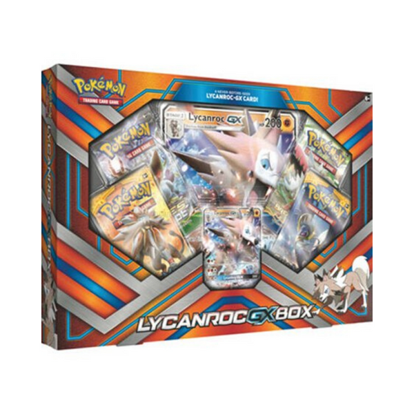 Tarjetas coleccionables Pokémon: Caja Lycanroc GX + Caja Bewear-GX