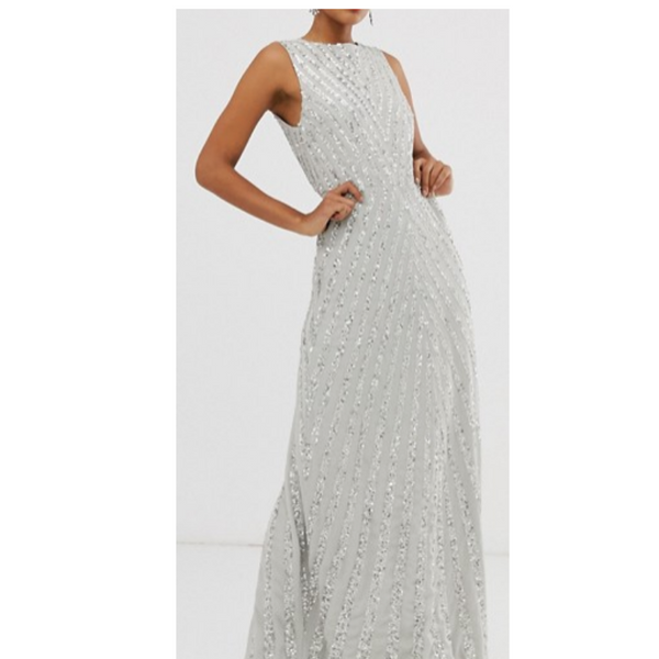 Maya Sequin Maxi Dress