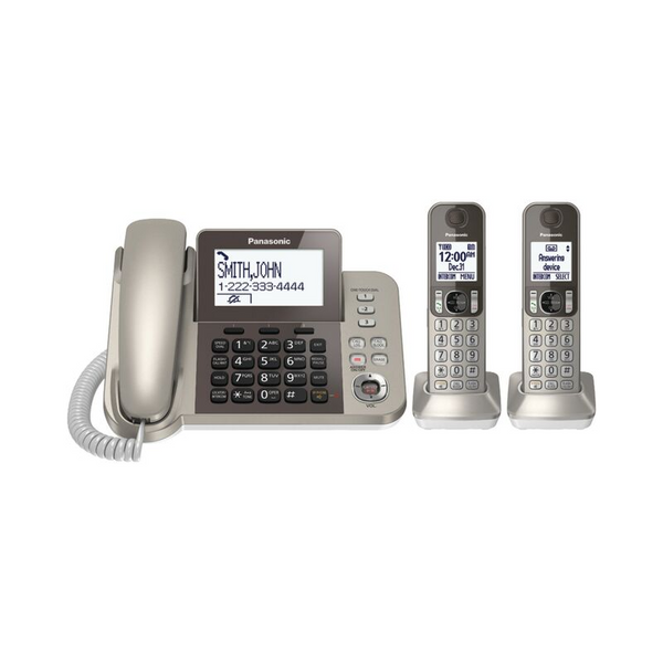 Panasonic 2 Handset Phone System with Answering Machine