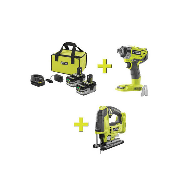 4 Piece Ryobi Tool Sets (22 Combos)