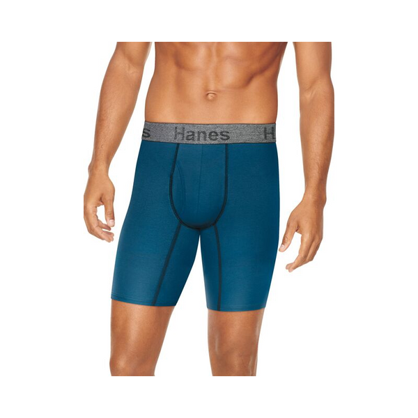 5-Count Men's Hanes Comfort Flex Fit Cotton Stretch Boxer Briefs (M, L, XL)