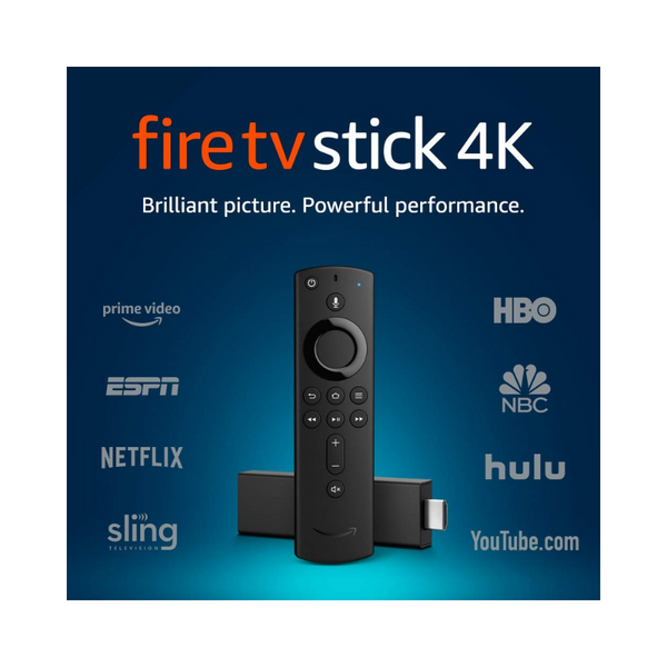 Fire TV Stick 4K with Alexa Voice Remote, streaming media player