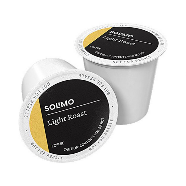 100 cápsulas de café Solimo K-Cup (luz de la mañana)