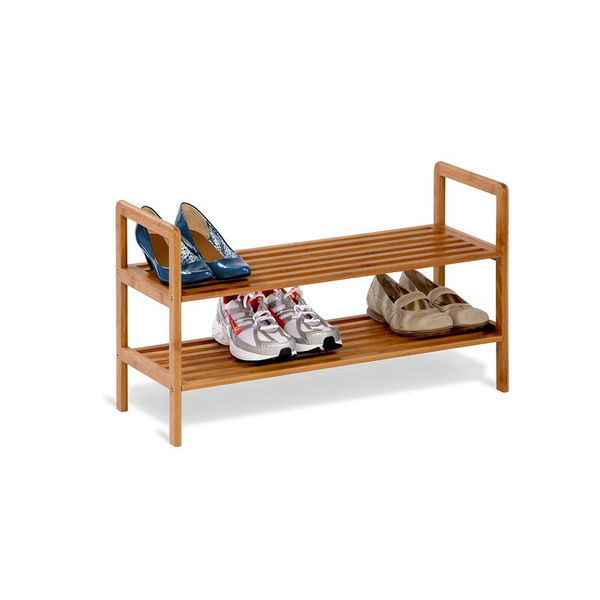 Honey-Can-Do Bamboo 2-Tier Shoe Shelf