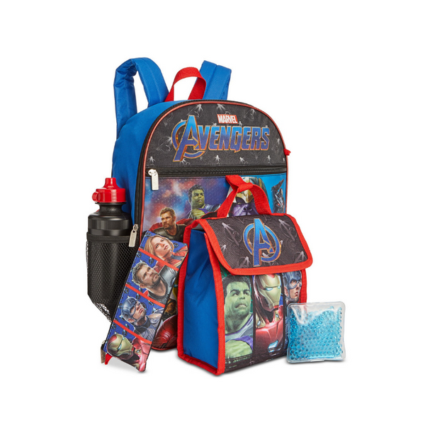 Kids 5 Piece Mickey, Minnie Mouse, Paw Patrol, Spider Man, Disney And More Backpacks