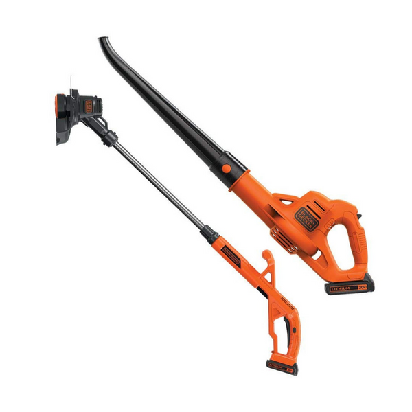 Kit combinado de recortadora/bordeadora y barredora de hilo de litio BLACK+DECKER 20V MAX