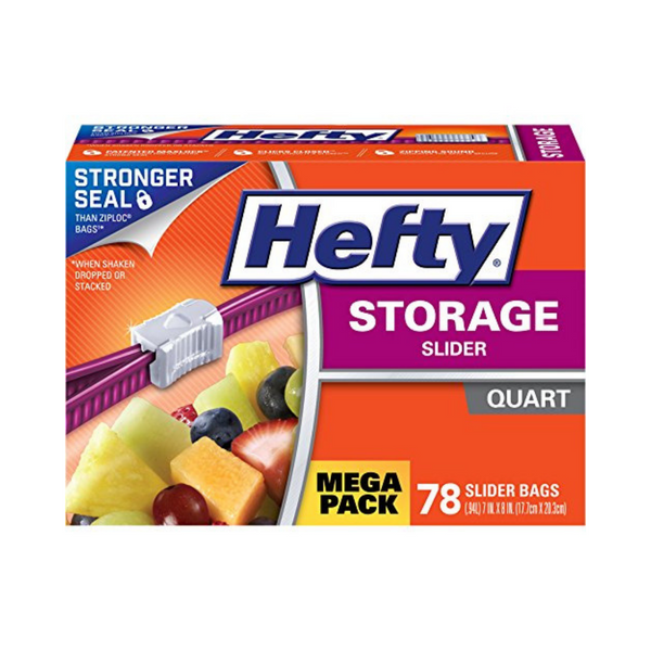 Hefty Slider Food Storage Bags