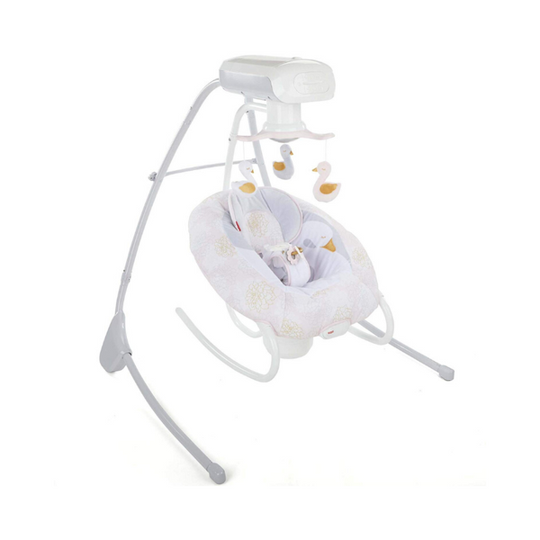 Fisher-Price My Sweet Swan 2-in-1 Deluxe Cradle 'n Swing