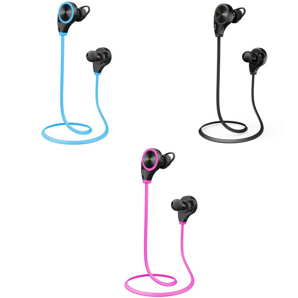 Wireless sweatproof Bluetooth noise cancelling headphones