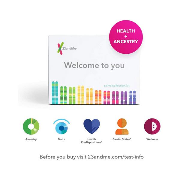 23andMe DNA Test - Health + Ancestry Personal Genetic Service (with La ...