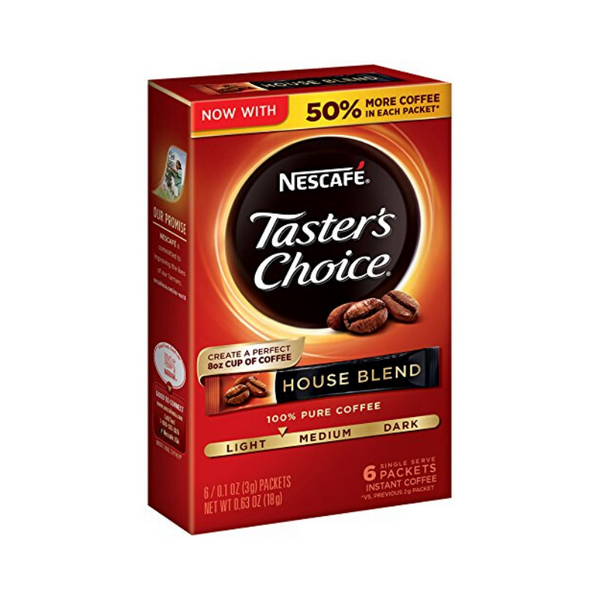 72 Packets Of Nescafe Taster’s Choice Instant Coffee