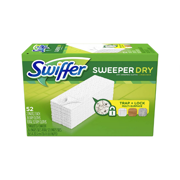 Swiffer Refills: 20-Ct Wetjet Mop Pad $8.40, 52-Ct Dry Mop