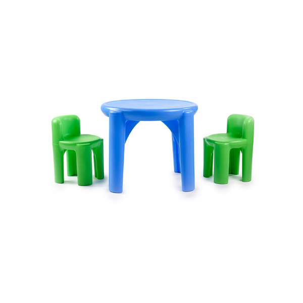 Little Tikes Bright 'n Bold mesa y sillas, verde/azul