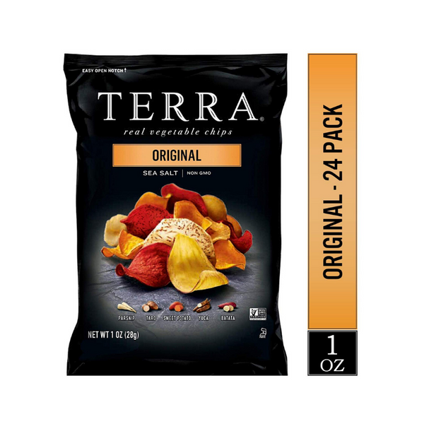 TERRA Original Chips with Sea Salt, 1 oz. (Pack of 24)