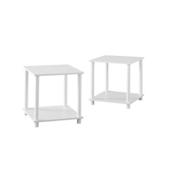 2-Count Mainstays Cube End Table (Various Colors)