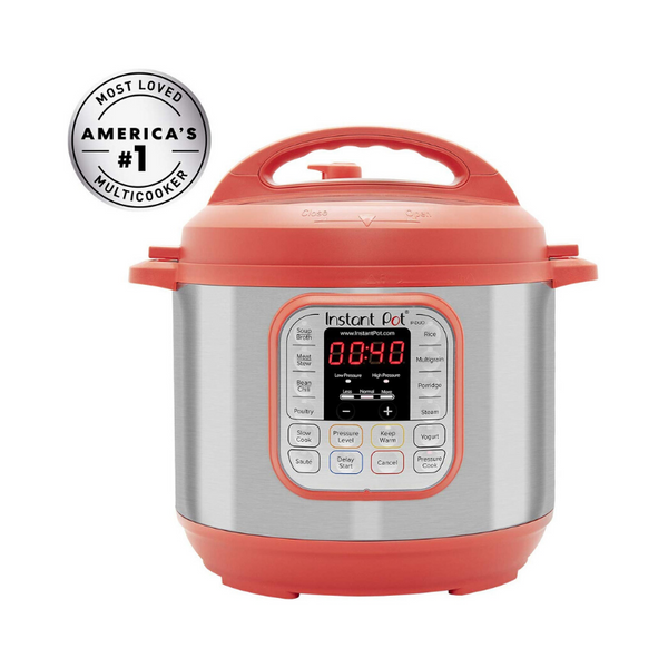 Instant Pot Duo RED 60, 120V-60Hz, 7-in-1 Multi-Use Programmable Pressure