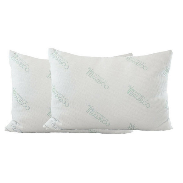 Set of 2 bamboo pillows