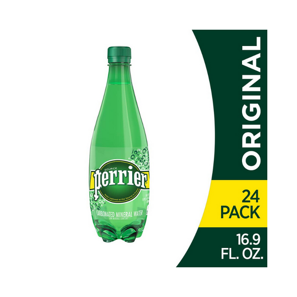 24 botellas de agua mineral carbonatada Perrier de 16,9 oz